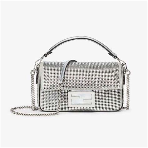 fendi crystal baguette chandelier|fendi baguette silver.